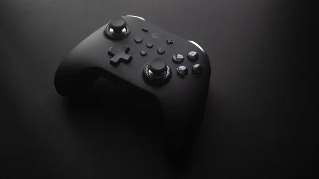 gamepad on a table