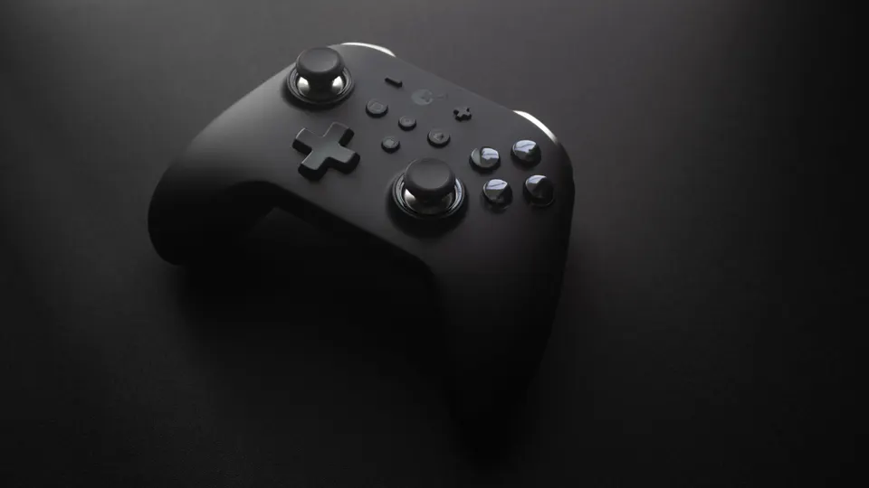 gamepad on a table