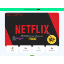 Cheap Netflix Accounts (Premium) logo