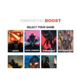Logo von Immortalboost, Game Boosting Services Company